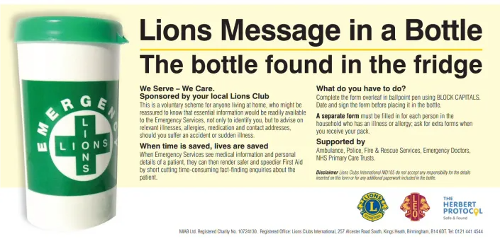 message in a bottle